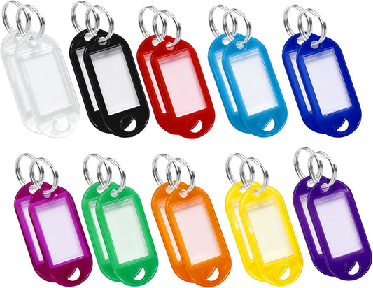 Étiquettes porte-clés: en plastique