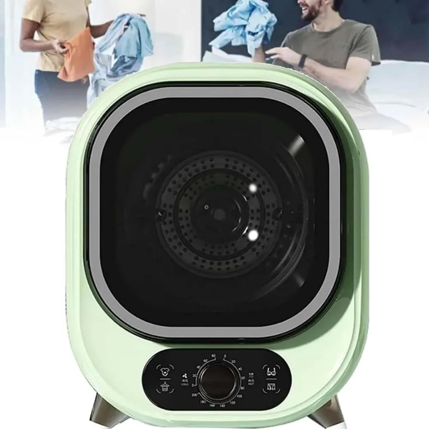 Mini Sèche-Linge à Condensation 5 kg, Installation Murale ou Comptoir, Compact et Portable, Capacité 0,8 kg, 110V
