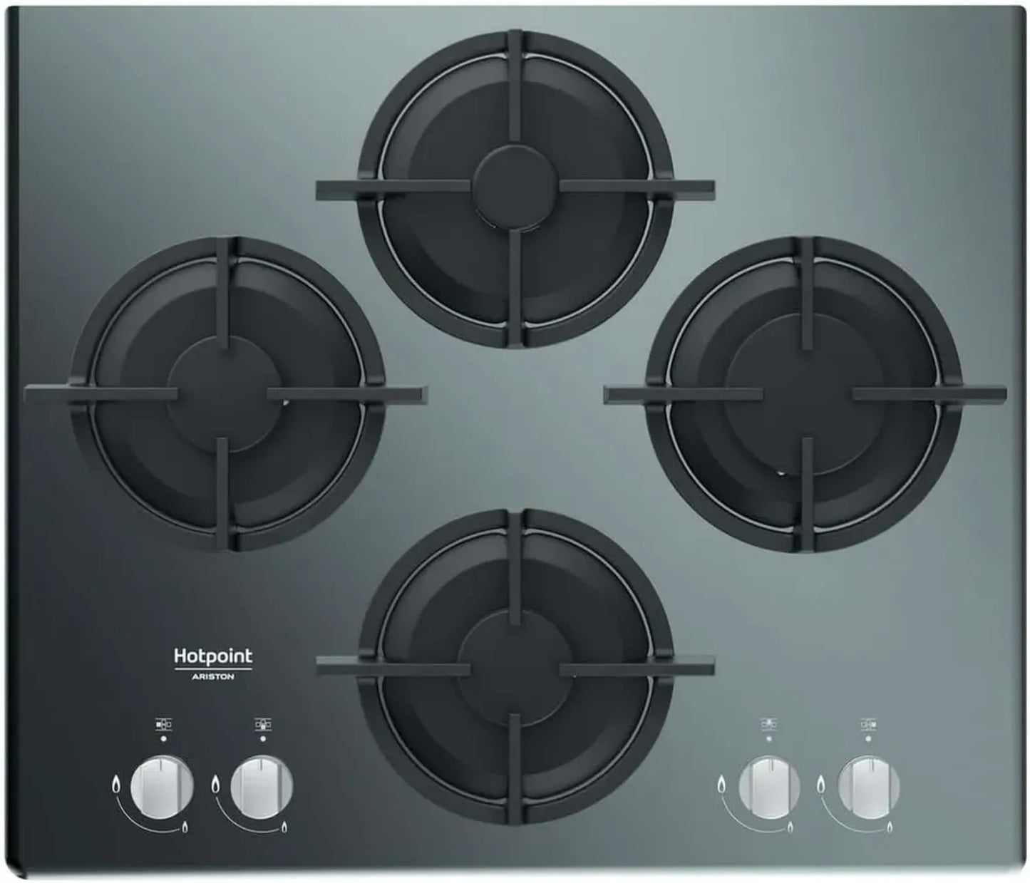 Plaque de cuisson à gaz Hotpoint 61 cm - Modèle HAGD 61S/MR